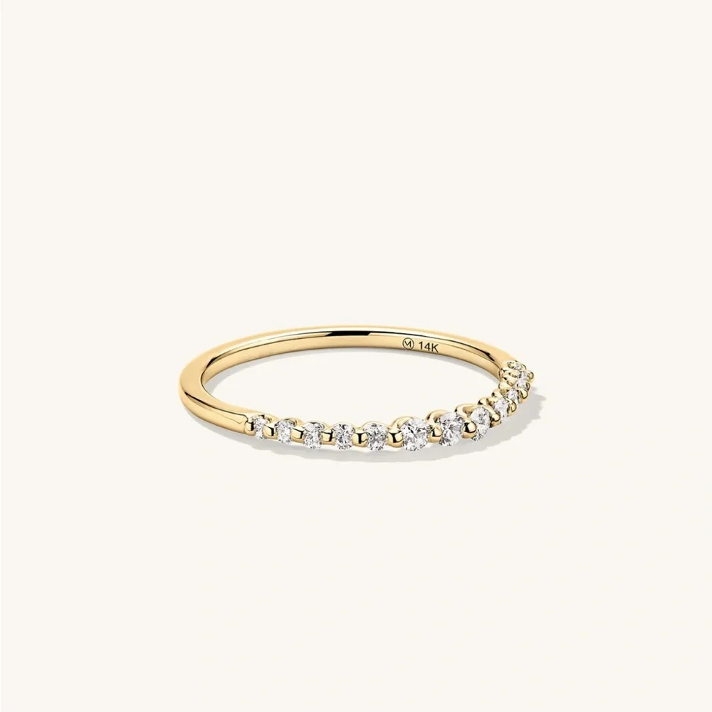 NWT/NIB Mejuri Lace Diamond Ring | Style Discontinued - Picture 1 of 9